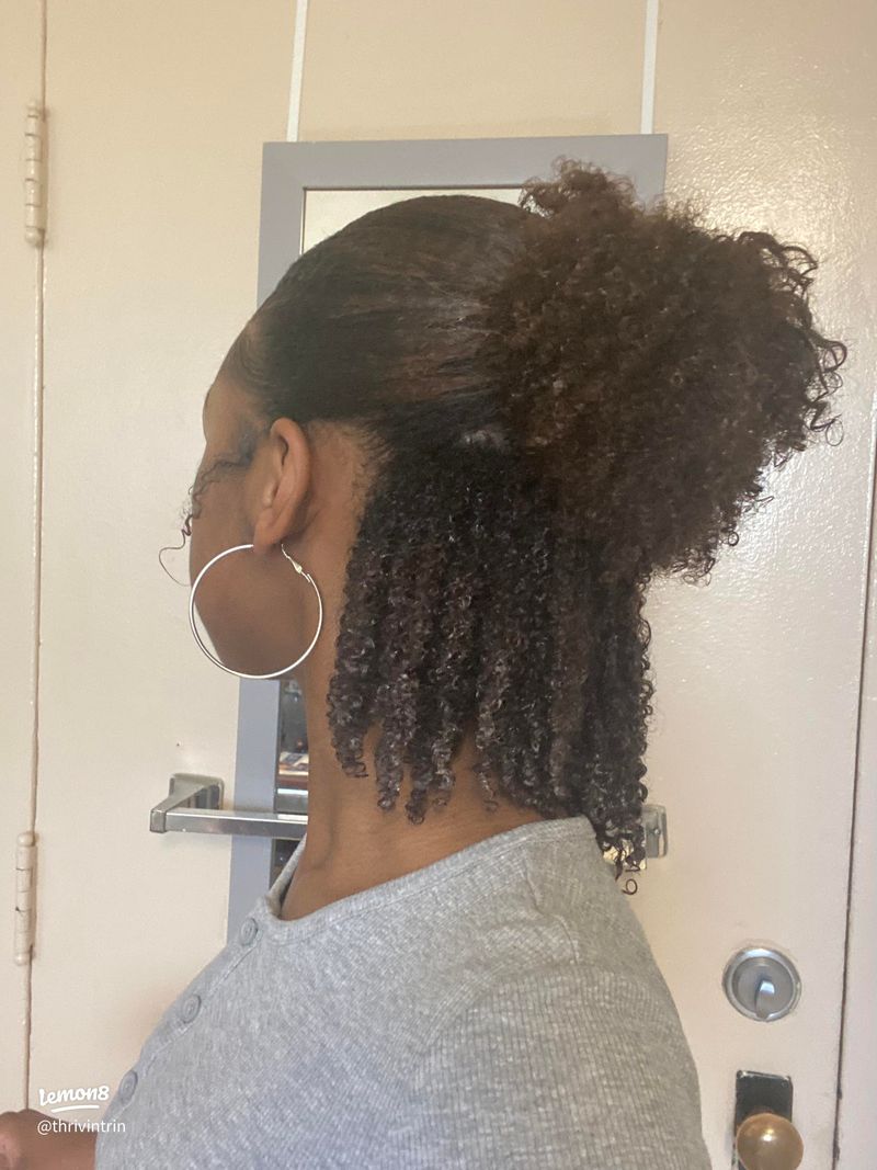 Half-Up, Half-Down Gel Style