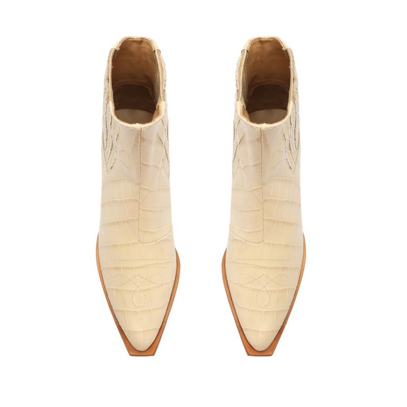 Embossed Booties
