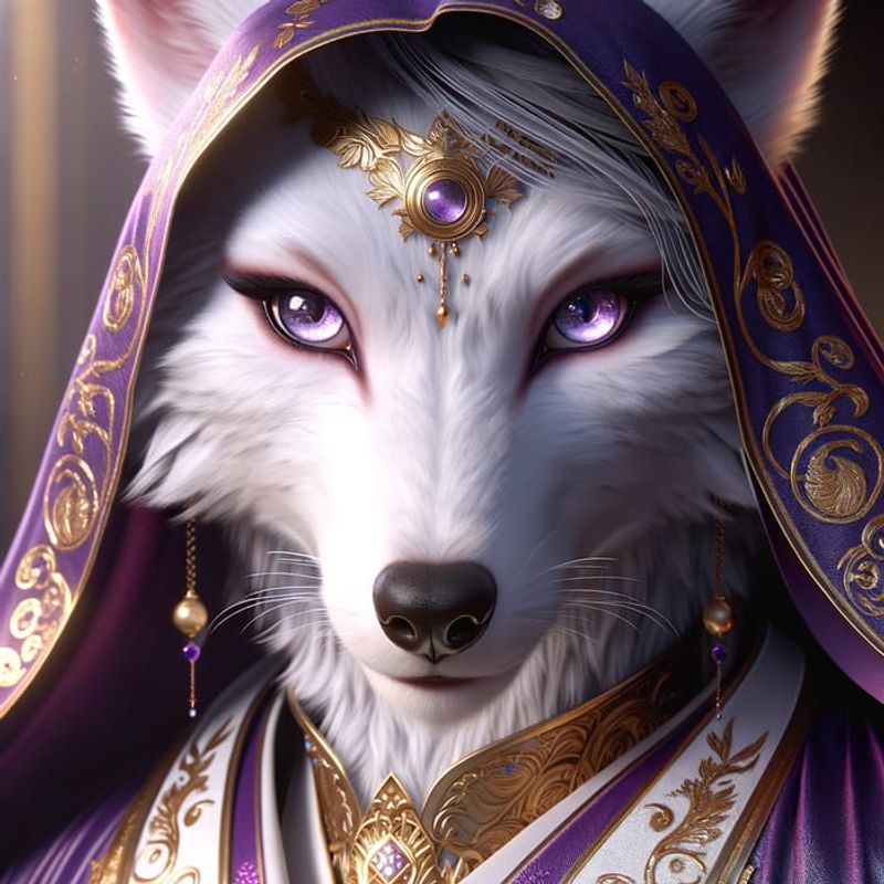 Mystical Enchanted Wolf