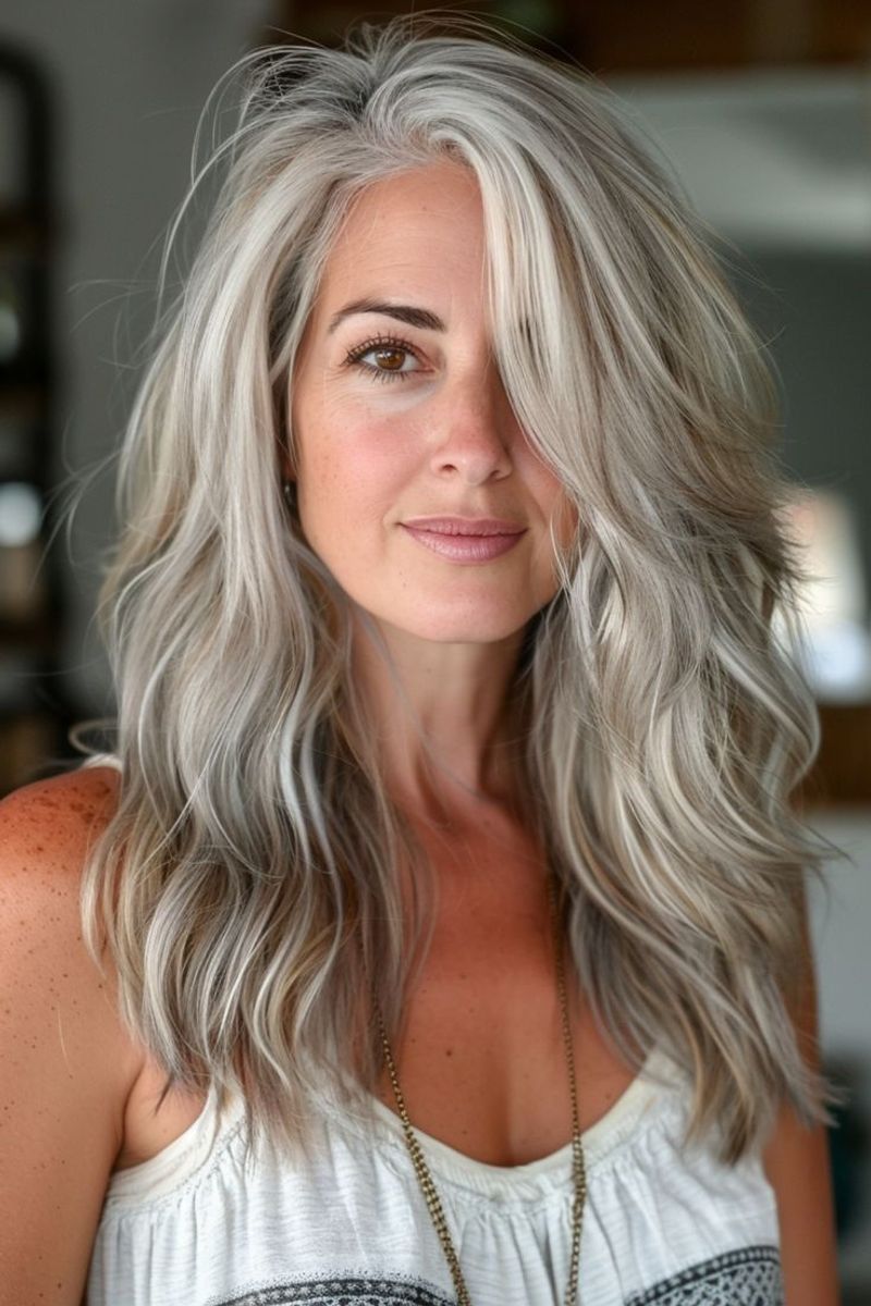 Glamorous Silver Layered Cut