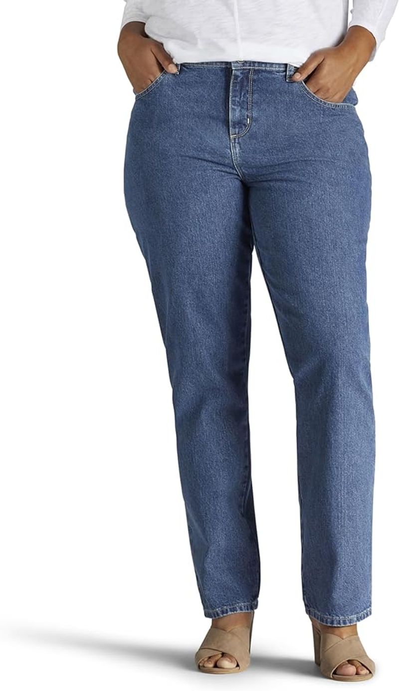 Lee Relaxed Fit Straight Leg Jeans