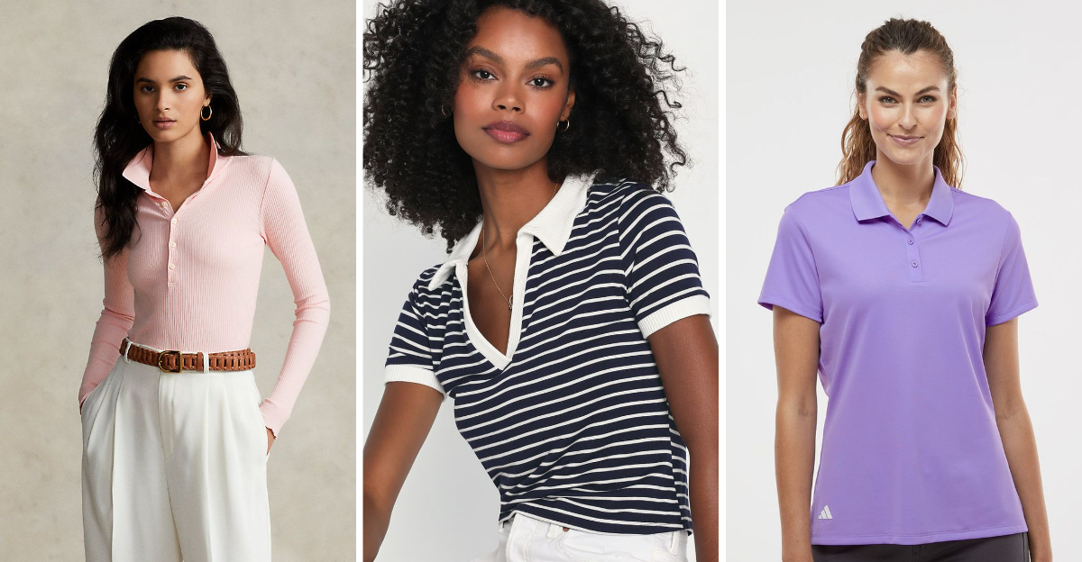 Goodbye To Shirts: 18 Beautiful And Versatile Women’s Polo Shirts That Will Save Your Looks