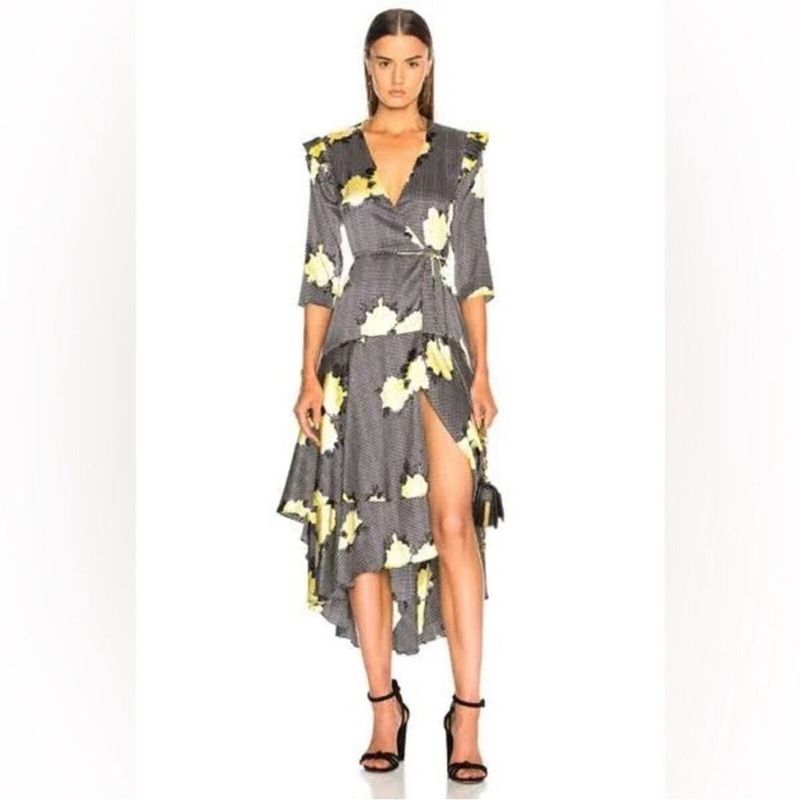 Trendy Asymmetrical Wrap Dress