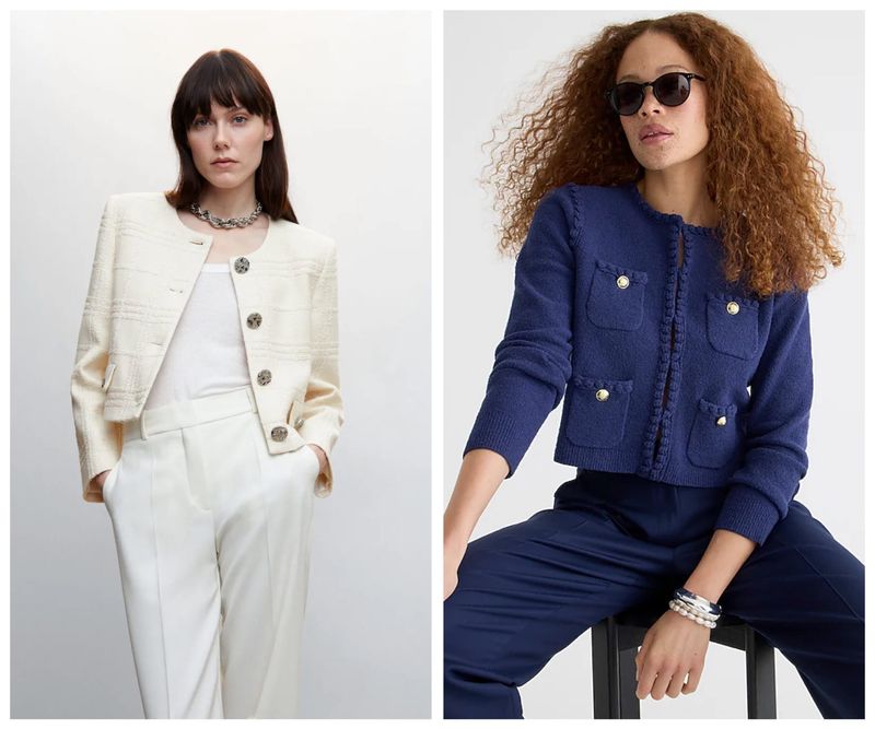 Cropped Jacket Summer Suit
