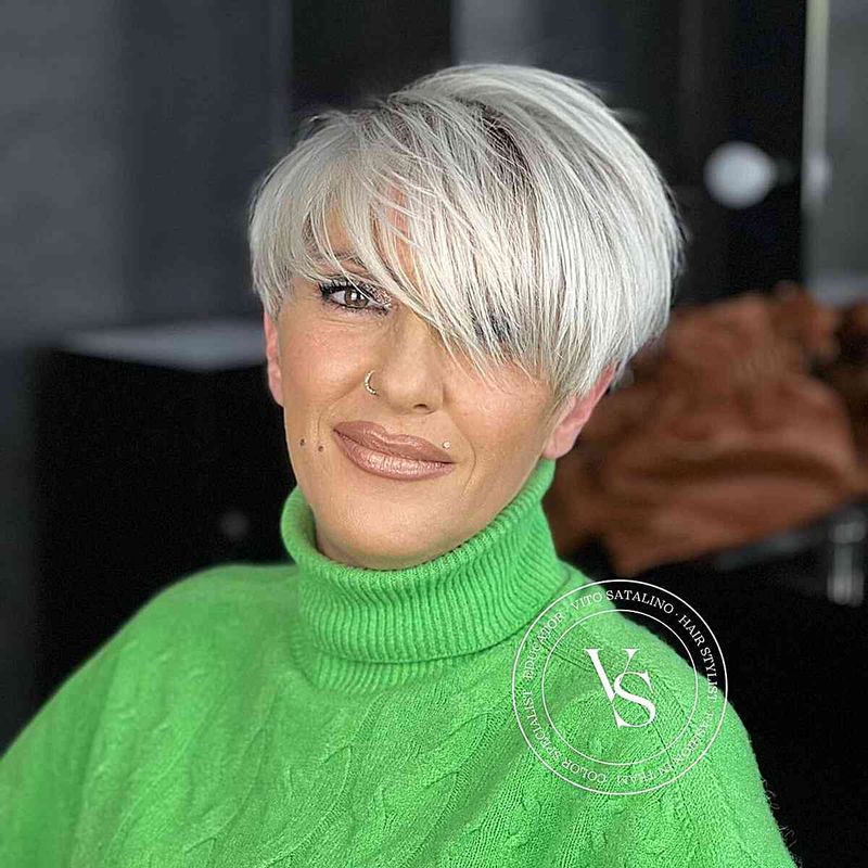 Soft Pixie with Long Bangs