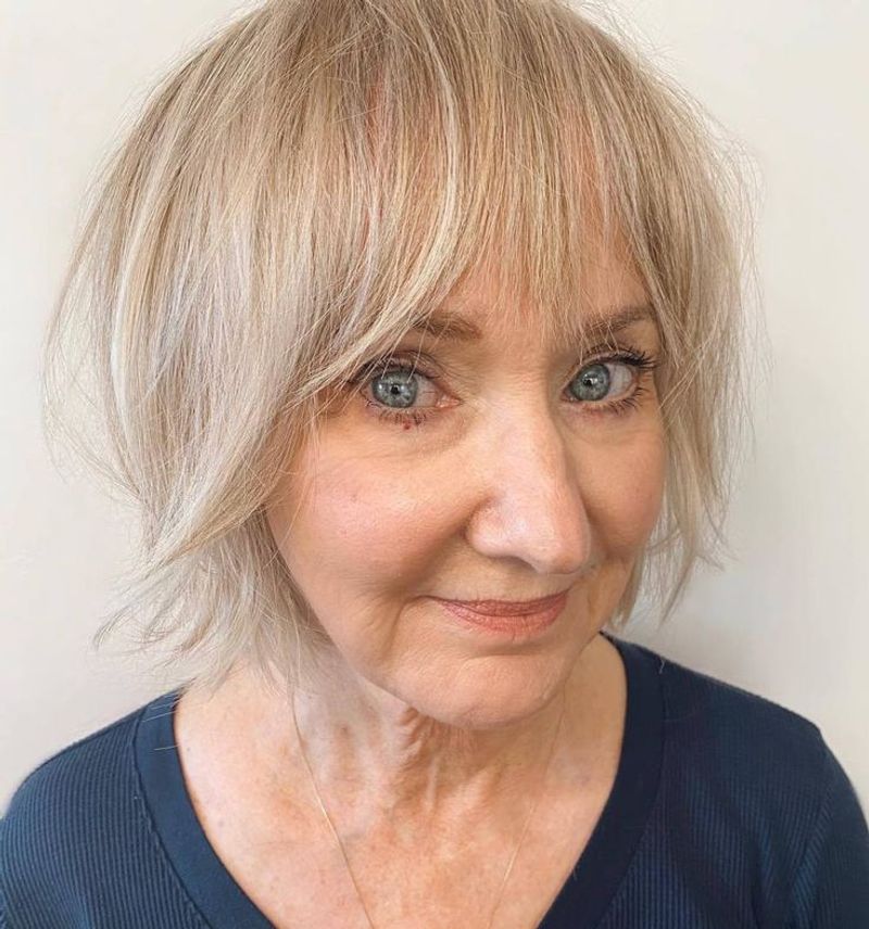 Wispy Bangs with Layered Cut