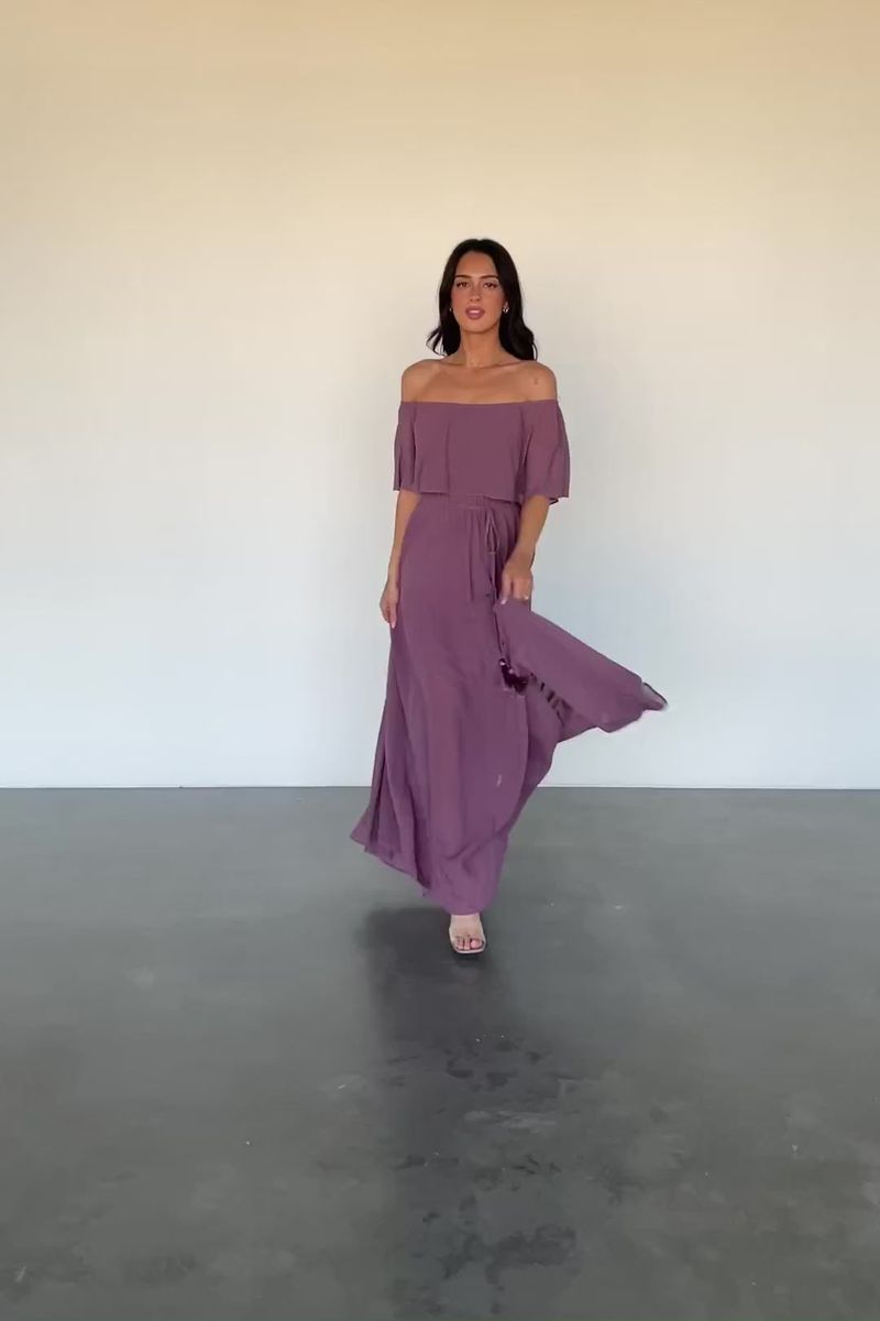 Orchid Off-Shoulder Stunner