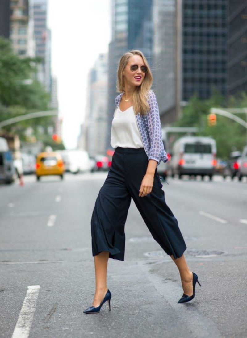 Chic Culottes and Heels
