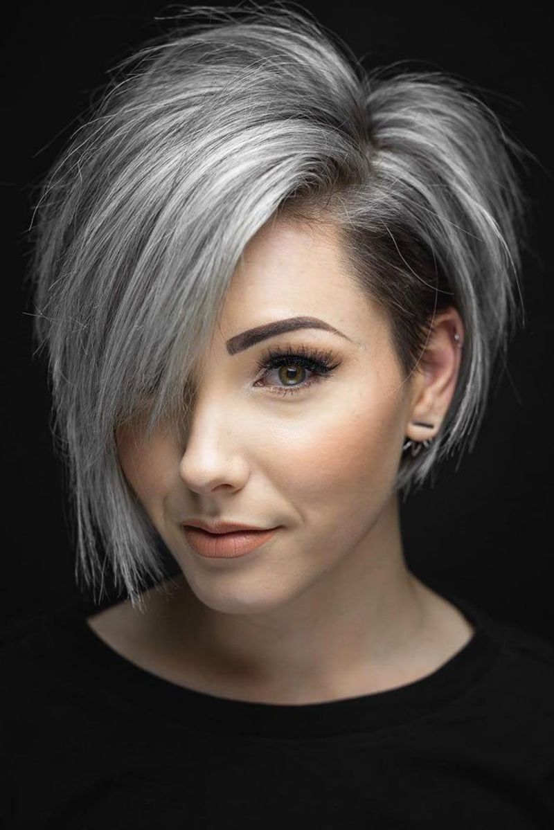 Icy Asymmetrical Crop