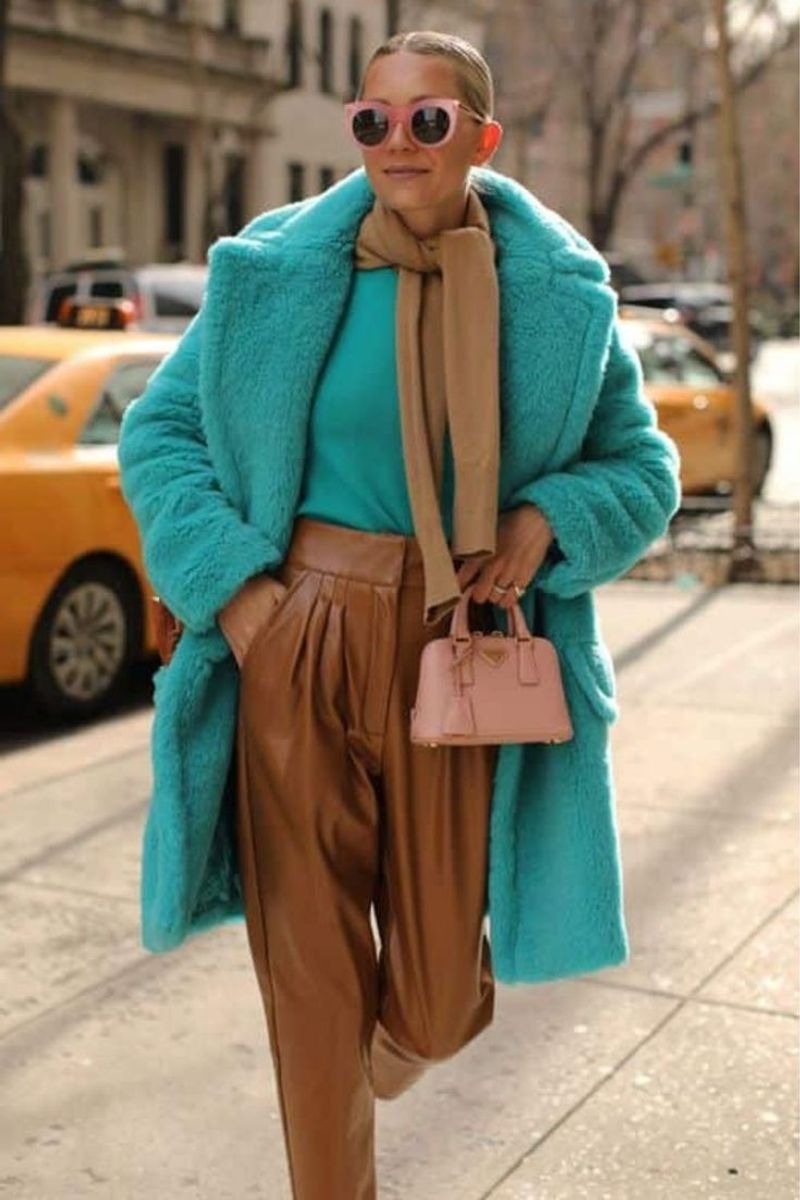 Teal and Brown: The 80s Board Room Throwback