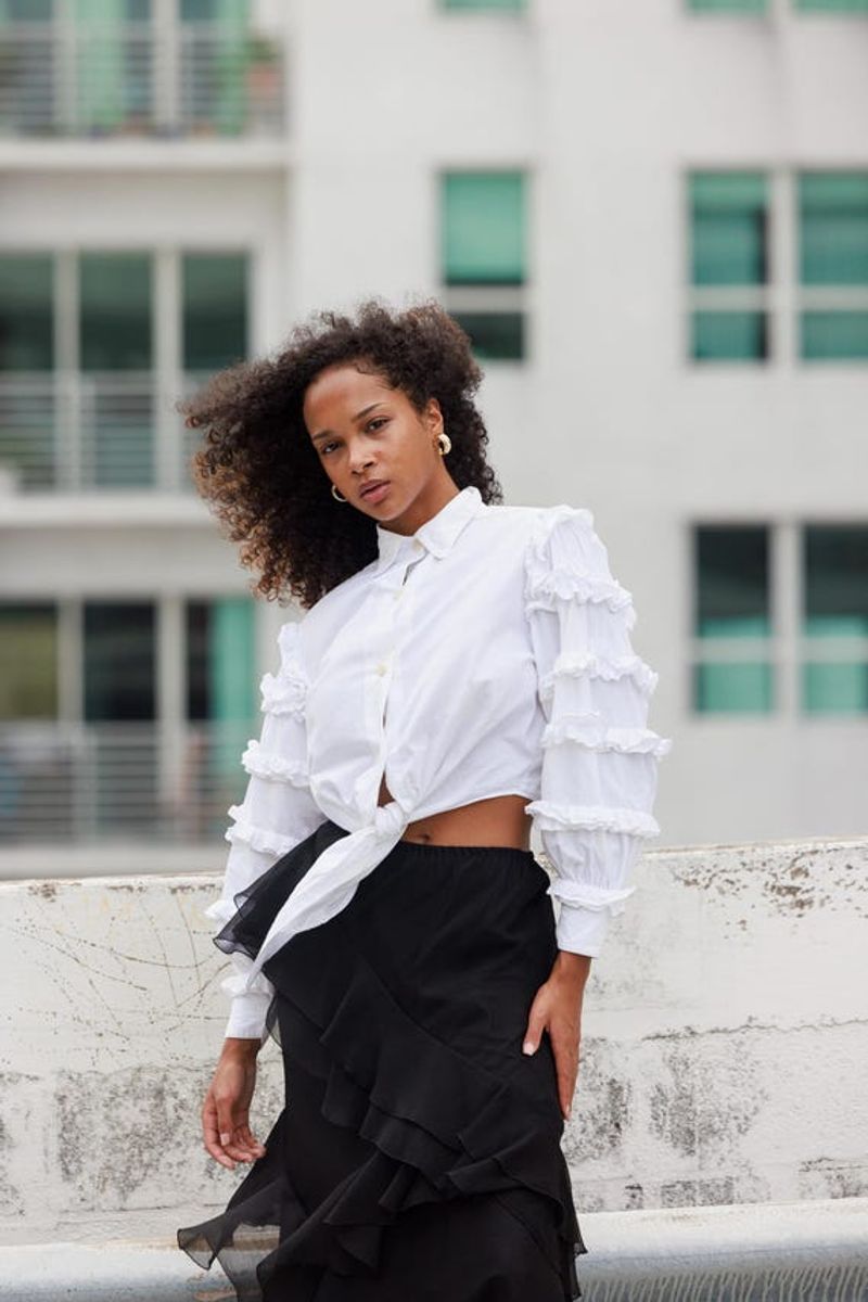 Spanish Ruffled Statement Sleeve