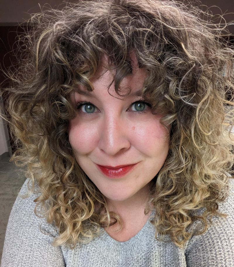 Curly Shag On Straight Fine Hair