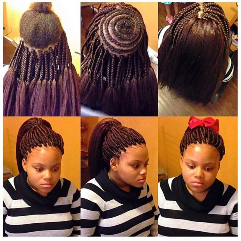 Crown Box Braids
