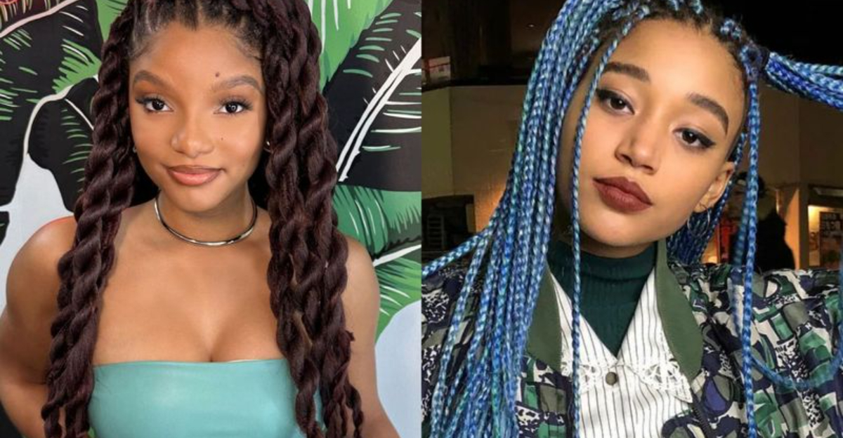 Half Straight Back Braids Are Back—Here Are 16 Ways To Wear Them In 2025