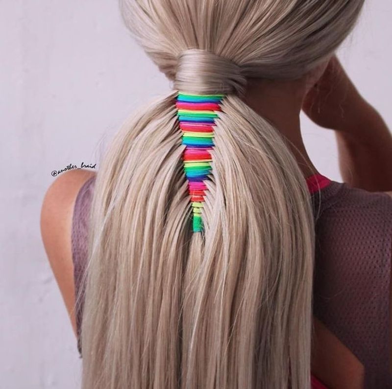 Lattice Braid Ponytail