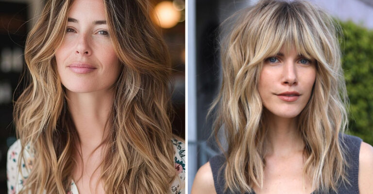 Have Trouble Styling Your Fine Hair? These 32 Wash And Wear Shaggy Hairstyles For Women Over 50 Are For You