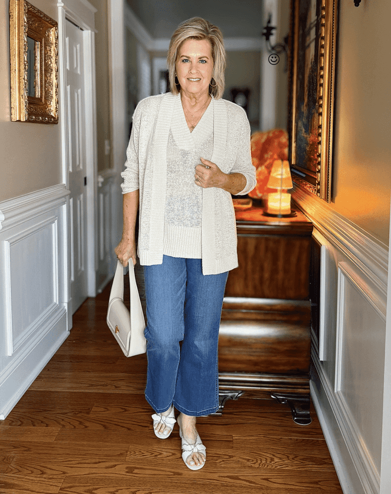 Supportive Sling-Back Flats with Culottes