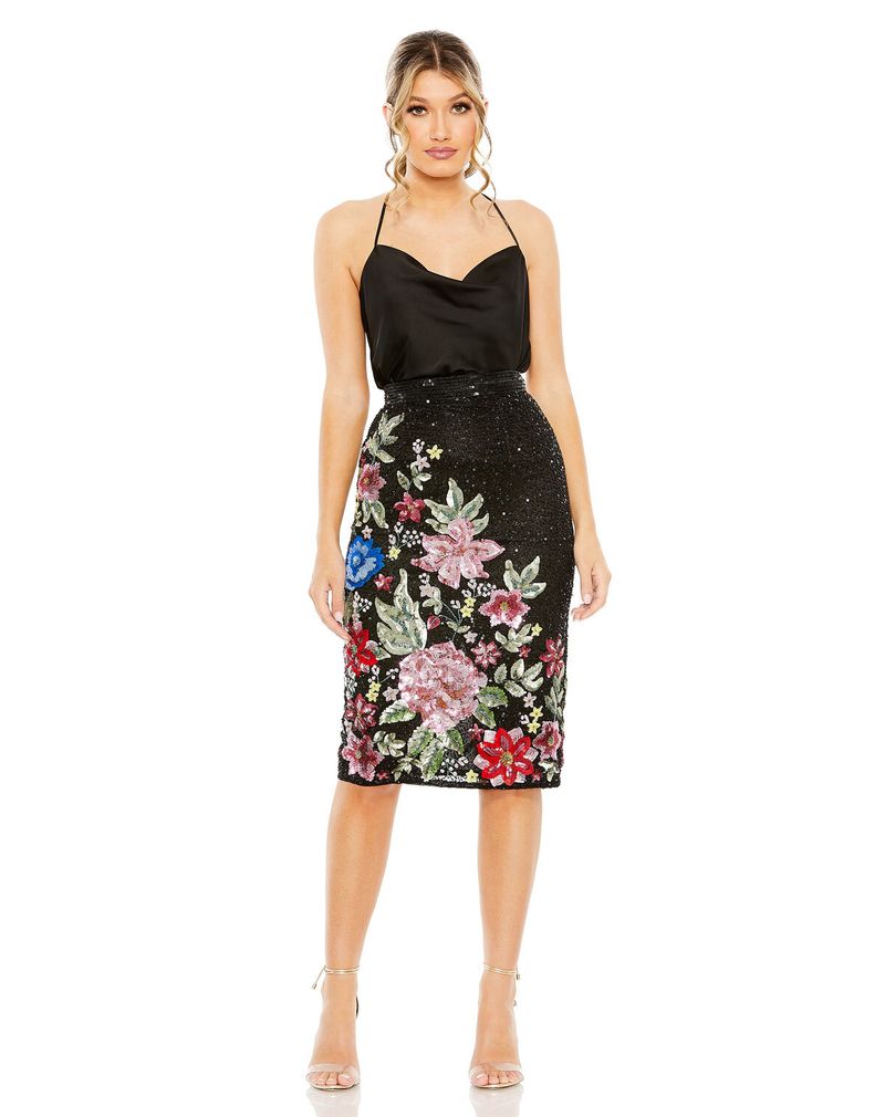 Orchid Elegance Pencil Dress