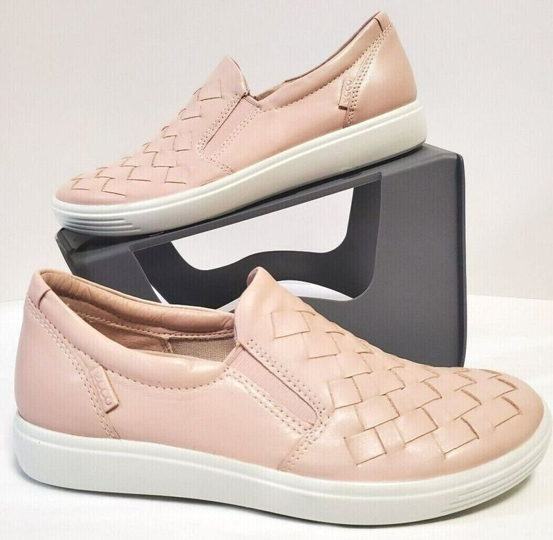 Ecco Soft 7 Woven Slip-Ons
