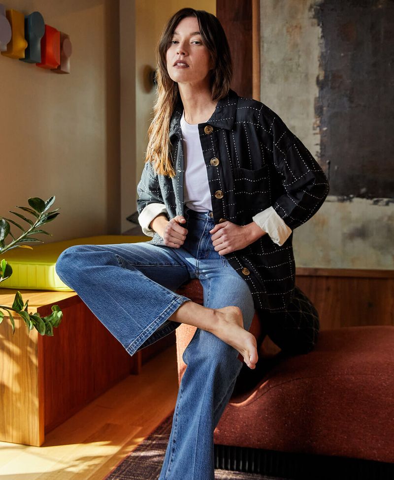 Quilted Denim Chore Coats