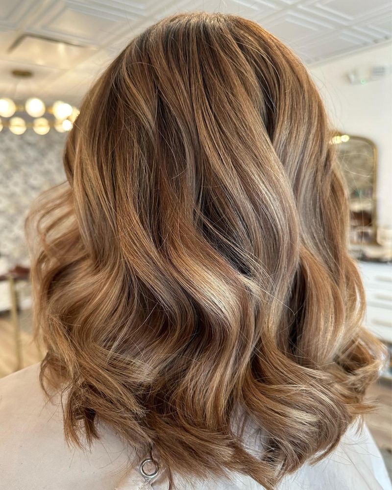 Soft Butterscotch Balayage