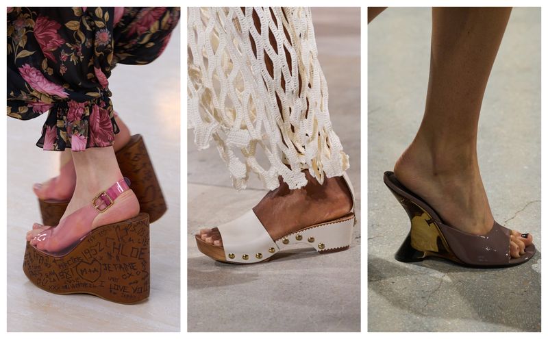 Sculptural Platform Sandals