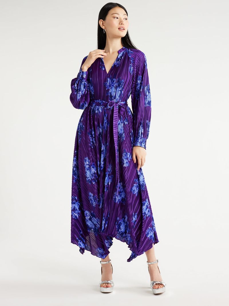 Heather Handkerchief Hem Dress