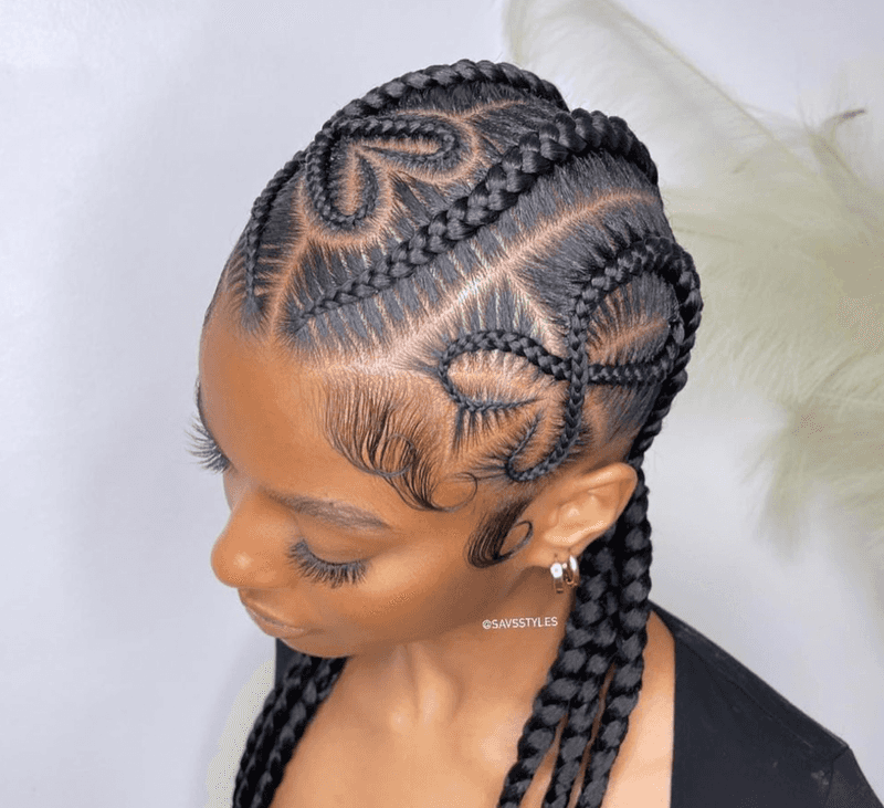 Infinity Loop Cornrows