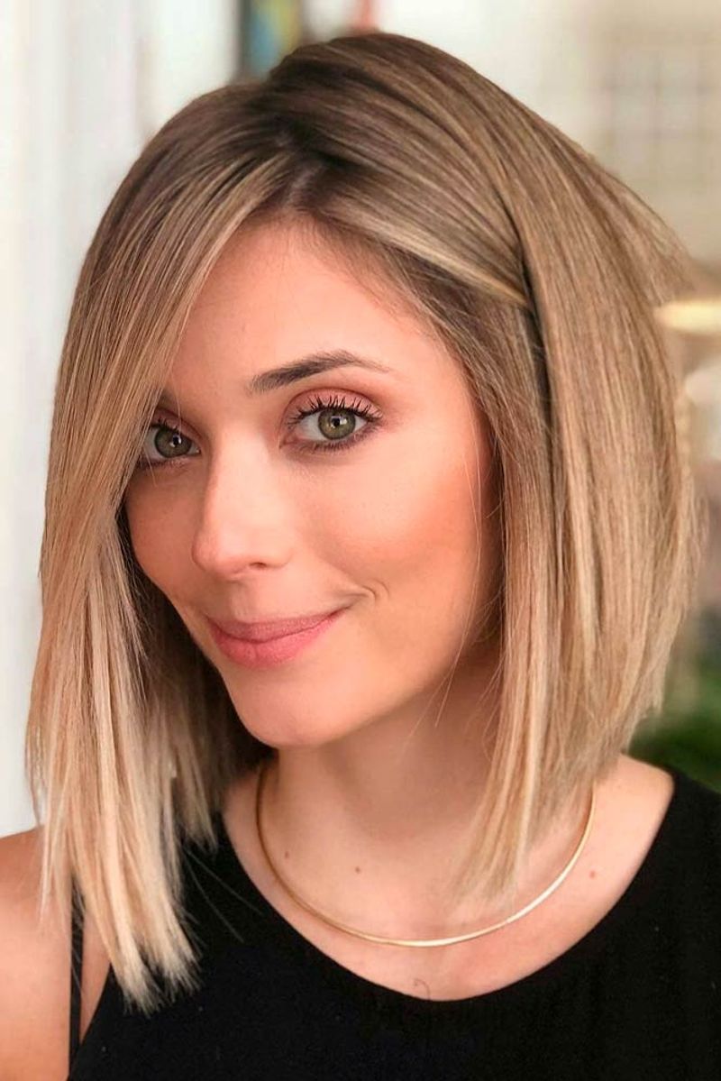 Inverted Bob for Thick Hair