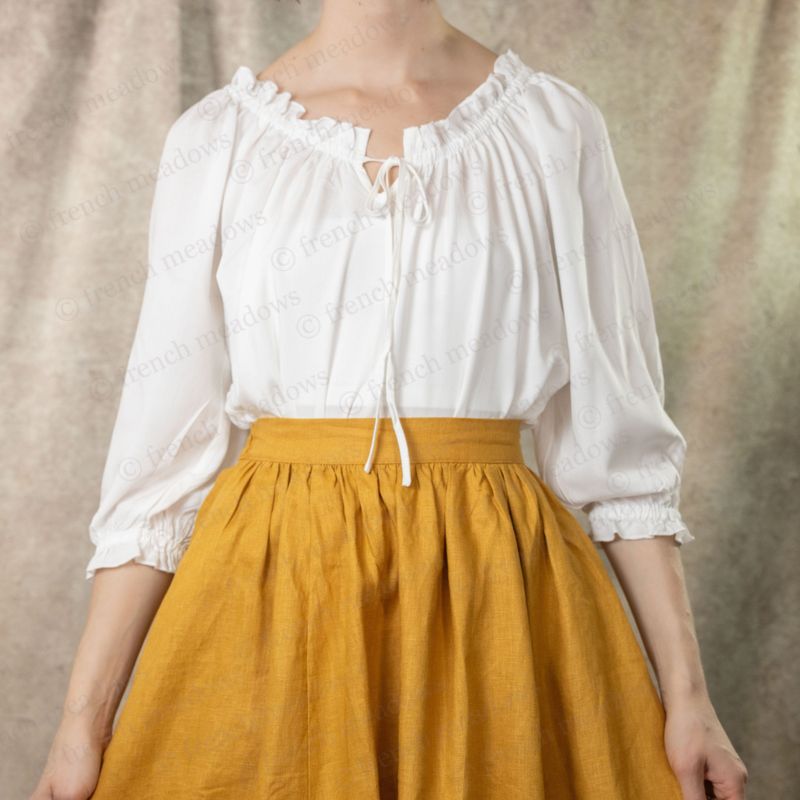 Bavarian-Inspired Peasant Blouse