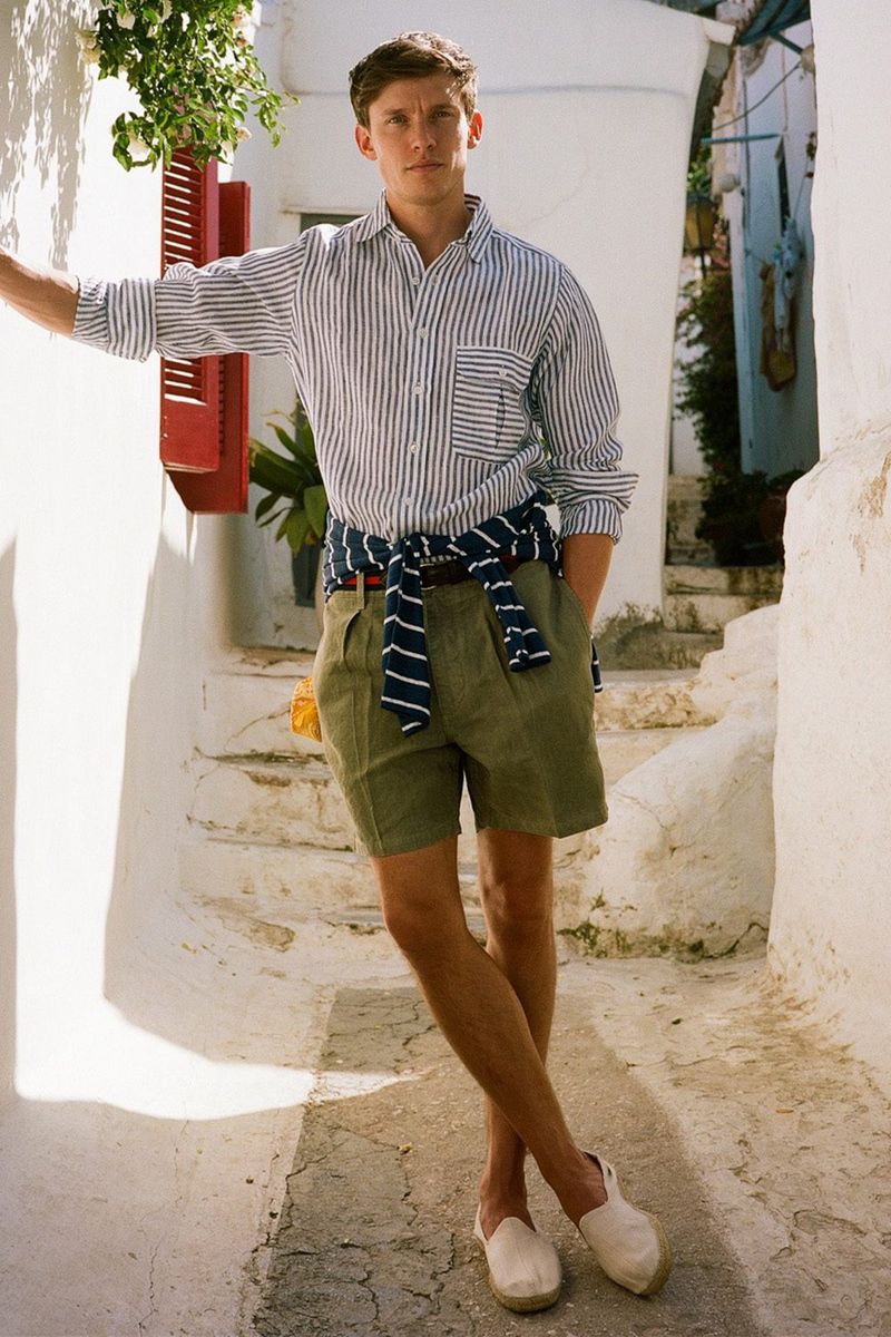 Bermuda Shorts and Espadrilles