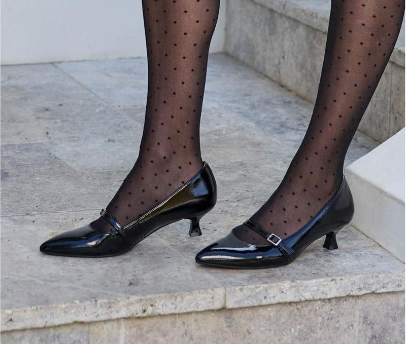 Mary Jane Kitten Heels