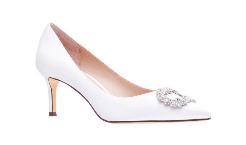 Embellished Evening Kitten Heels