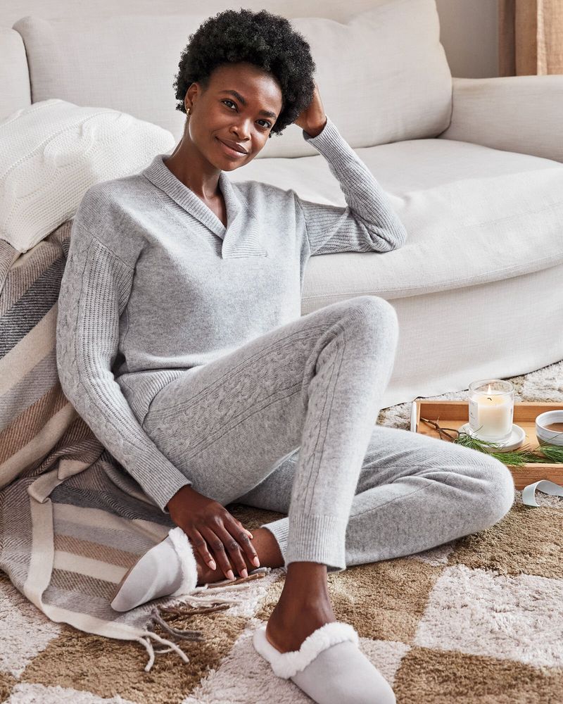 Cashmere-Blend Joggers