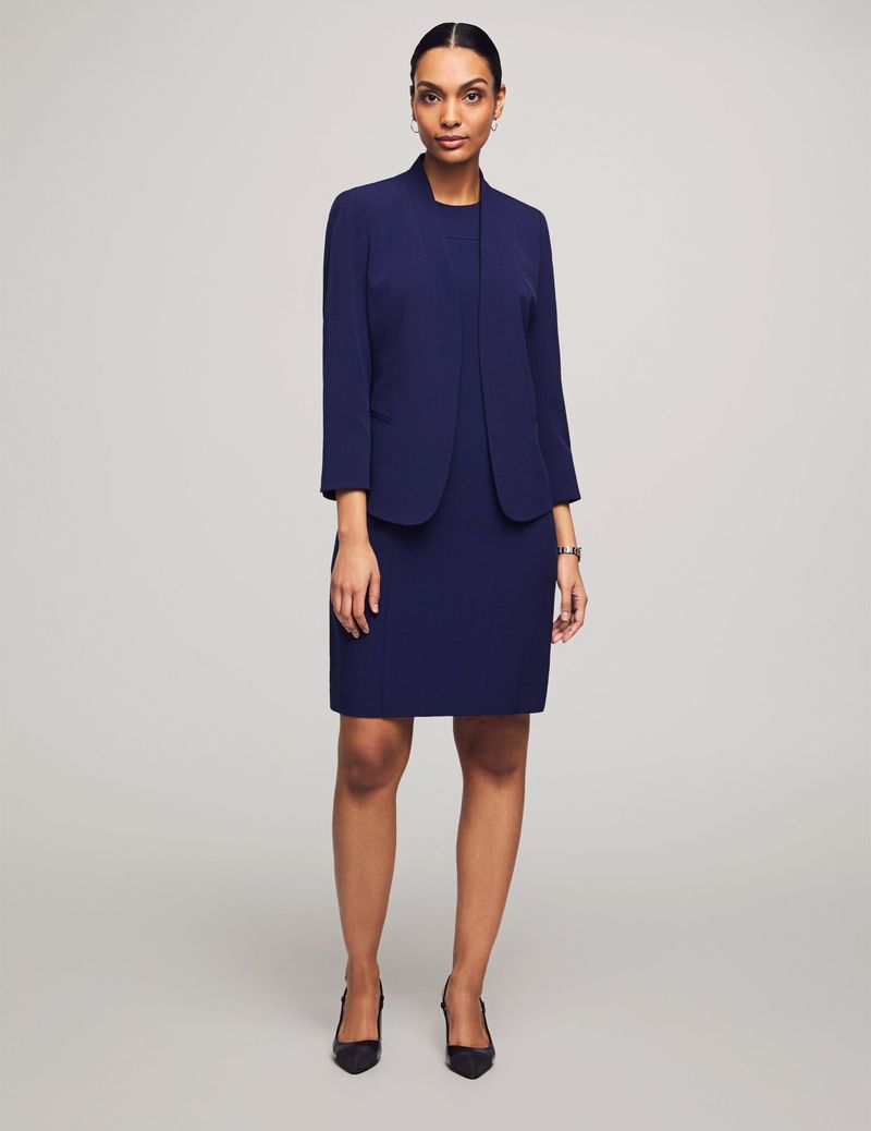 Layered Sleeveless Dresses With Matching Jackets