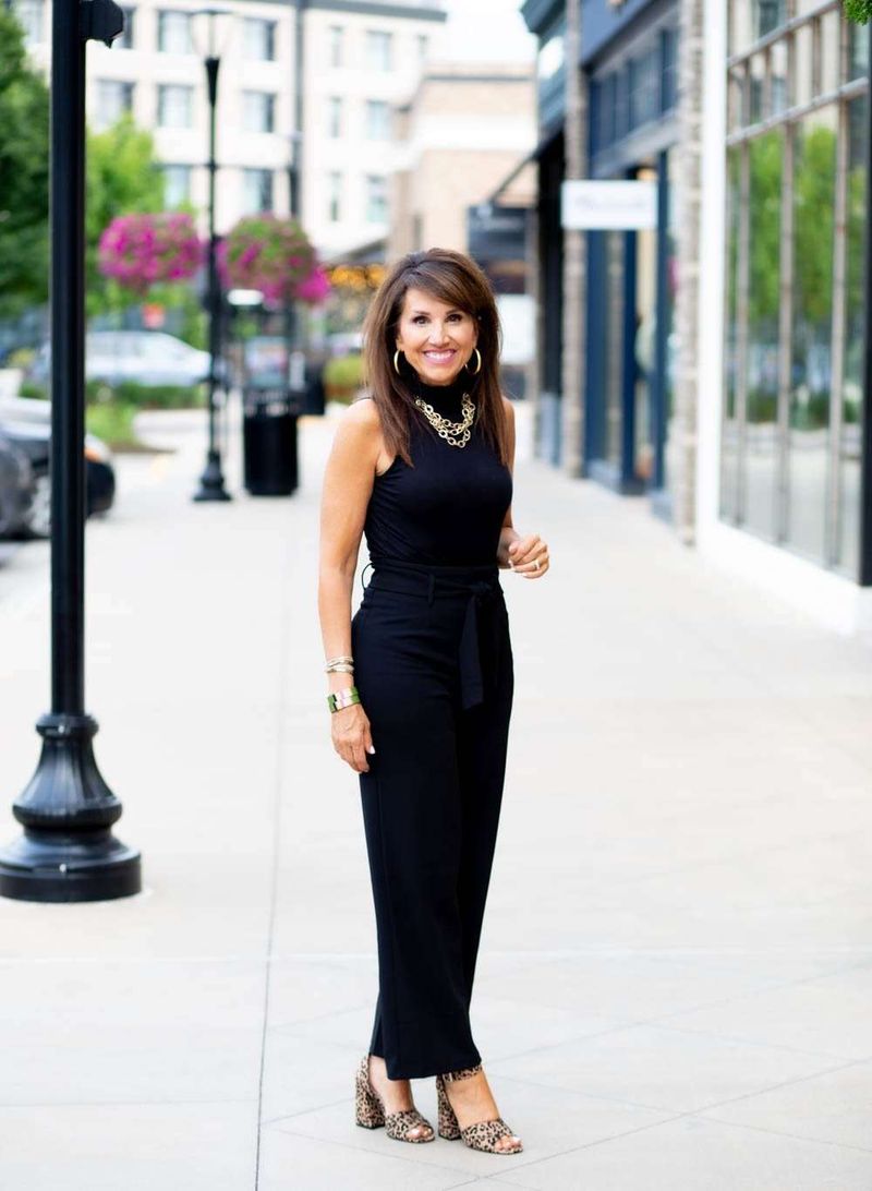 Leopard Print Shoes with Monochrome Outfits