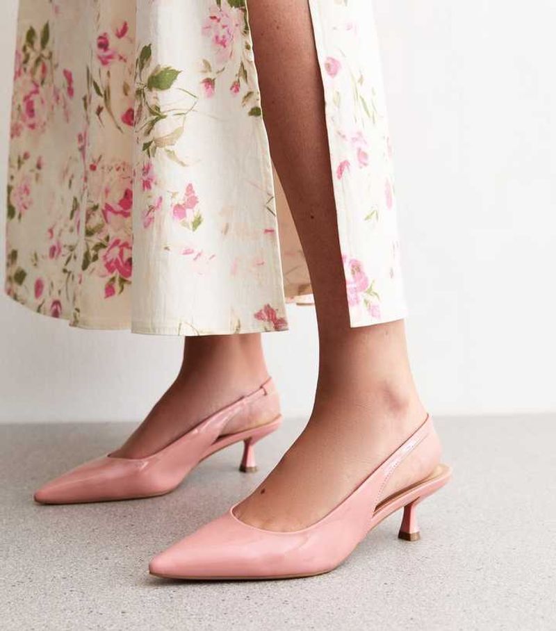 Kitten Heel Slingbacks