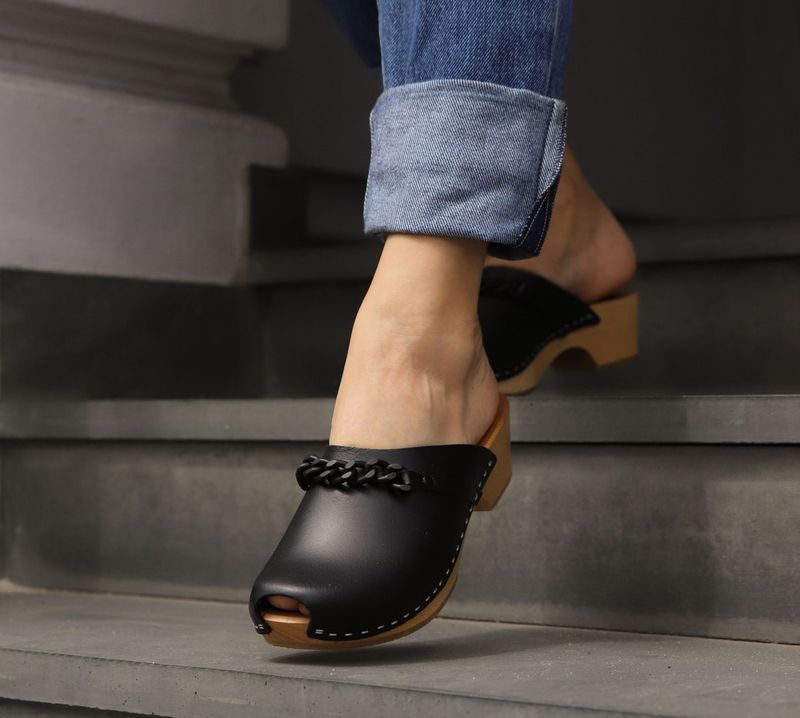 Retro Platform Clogs