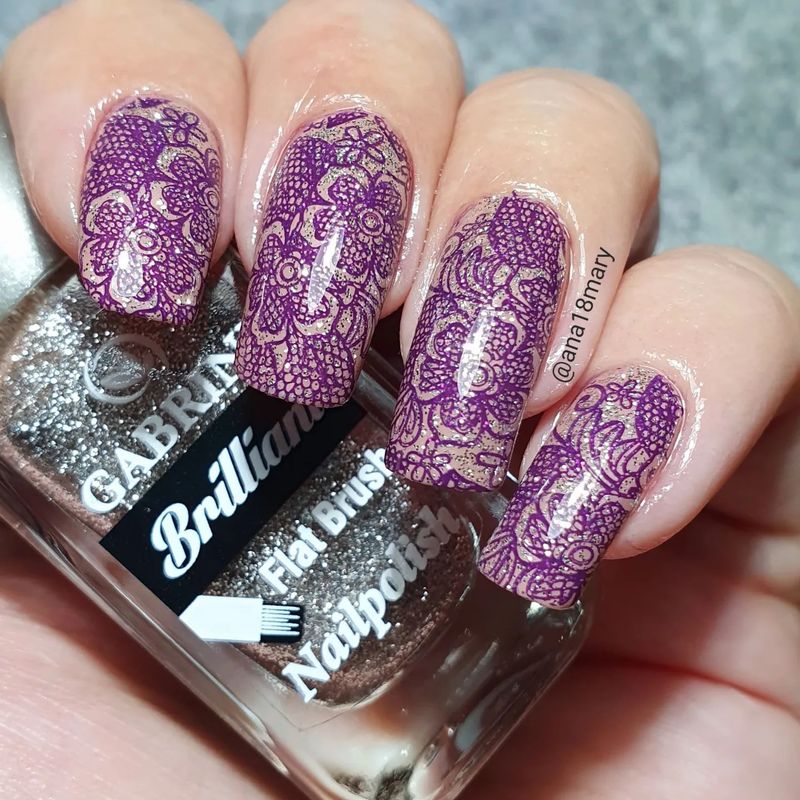 Vintage Lavender Lace