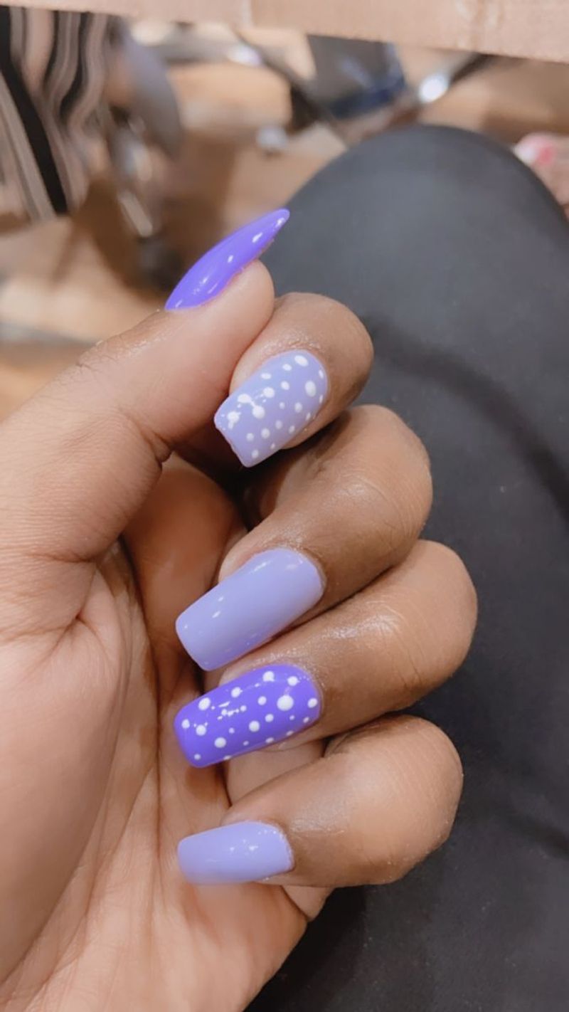 Lavender Polka Dot Delight