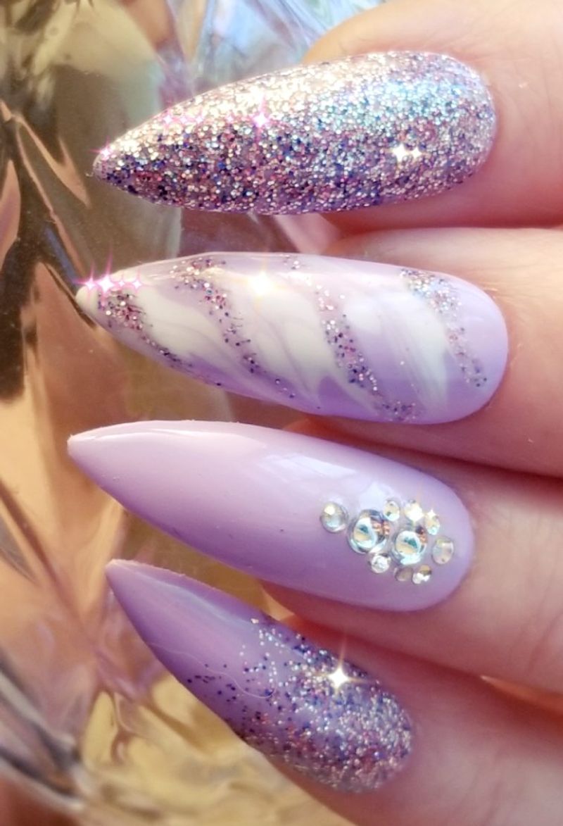 Lavender Jewel Accents