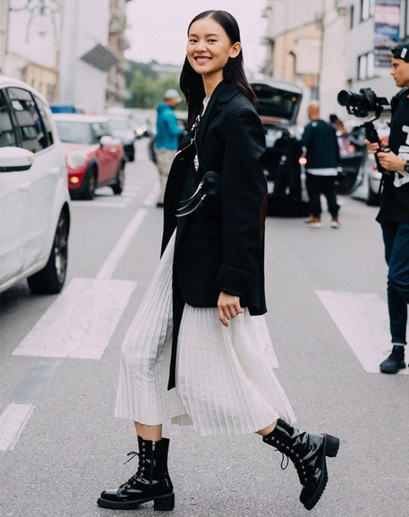 Add chunky combat boots