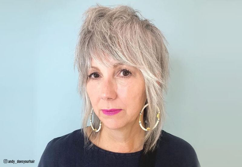 Shaggy Shoulder-Length Cut
