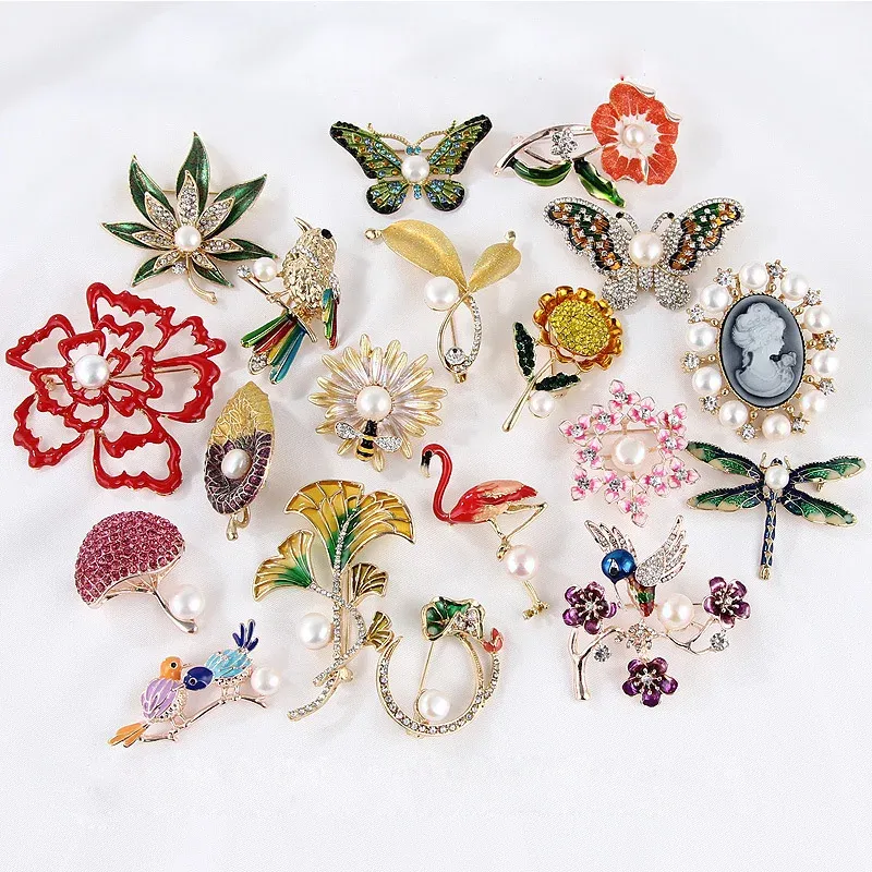 Vintage-Inspired Brooches