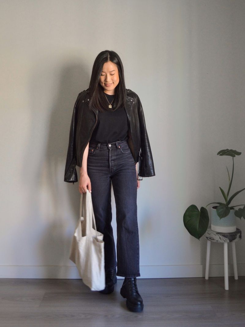 All-Black Edgy Ensemble