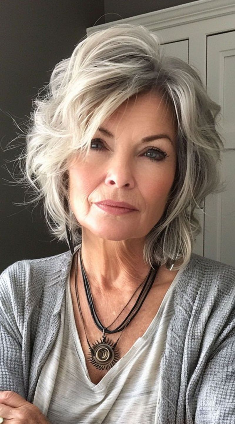 Textured Crop with Forward-Styling