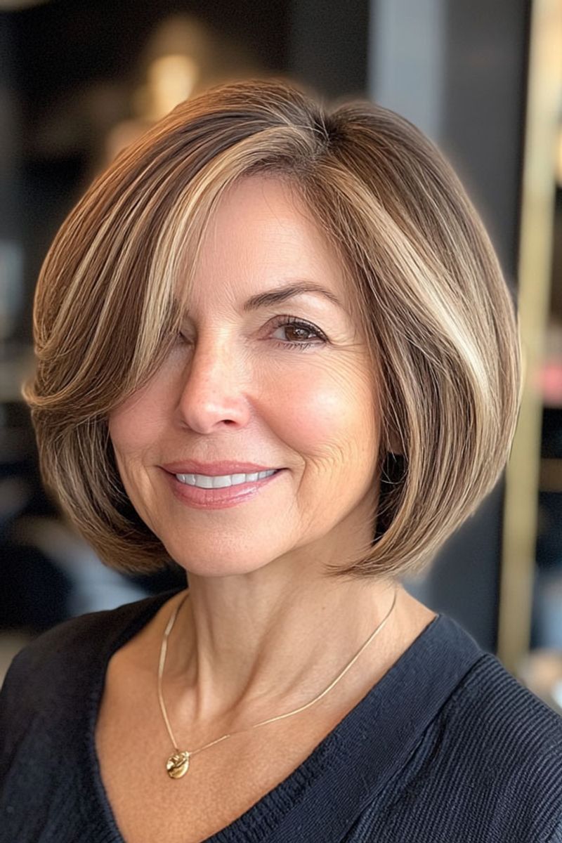 Blunt Bob with Subtle Layers