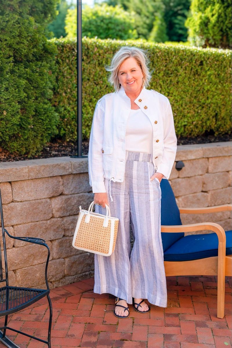 Linen Culottes with Comfortable Rise