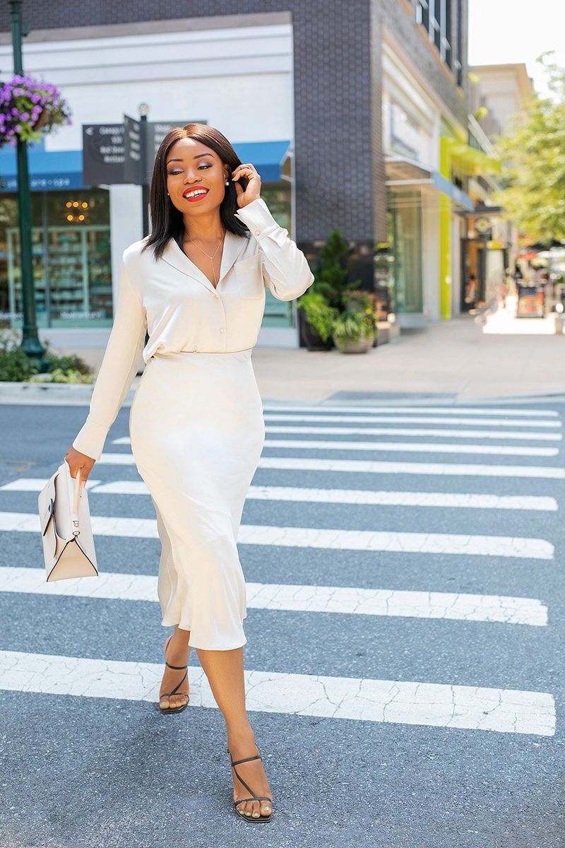 A Silky Slip Skirt That Goes With Everything