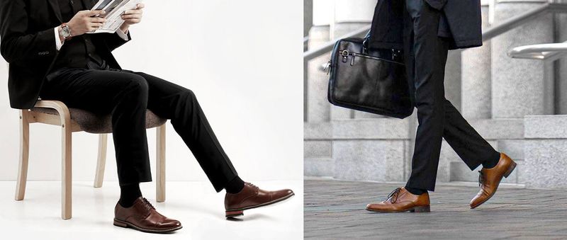 Tailored Trousers and Oxford Shoes